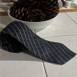 Classic Navy Striped Men's Tie